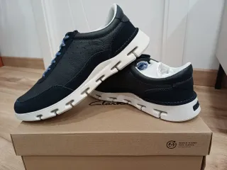Zapatillas Clarks Cuero Azul Marino Talla 44