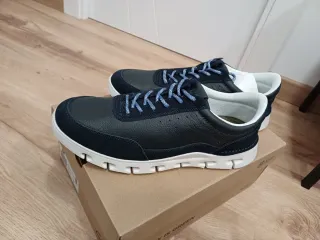 Zapatillas Clarks Cuero Azul Marino Talla 44