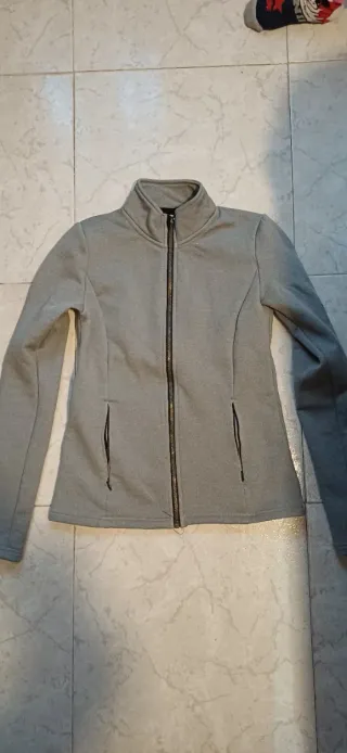 Sudadera Crivit Gris Cremallera