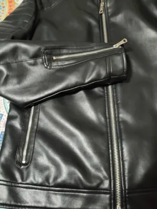 Cazadora polipiel motera Celio Talla M