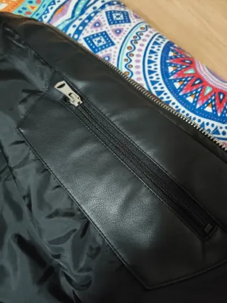 Cazadora polipiel motera Celio Talla M