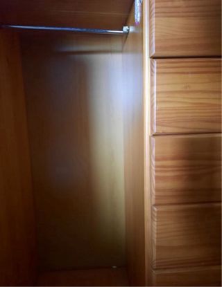 Cómoda de pino con 6 cajones