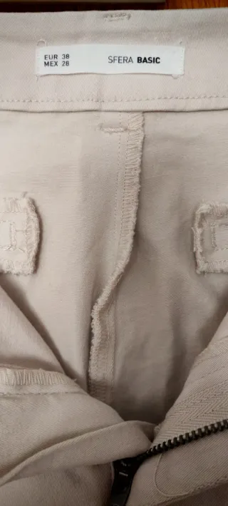 Pantalón Chino Beige Talla S