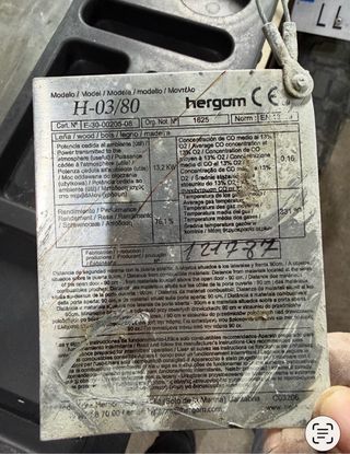 Chimenea Hergom H-03 80 sin estrenar