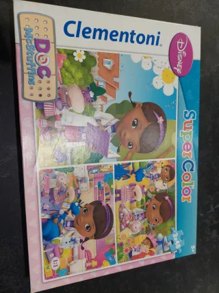 Lote 3 Puzzles Frozen y Doctora Juguetes