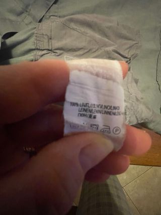 Camicia lunga smanicata Ikebana lino