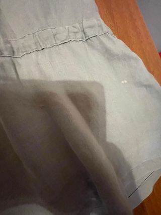 Camicia lunga smanicata Ikebana lino