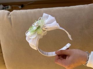 Vestido de Comunión Blanco y Diadema ( DE REGALO)