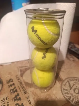 Estuche Pelotas Tenis M Movistar Firma Rafa Nadal