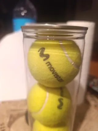 Estuche Pelotas Tenis M Movistar Firma Rafa Nadal