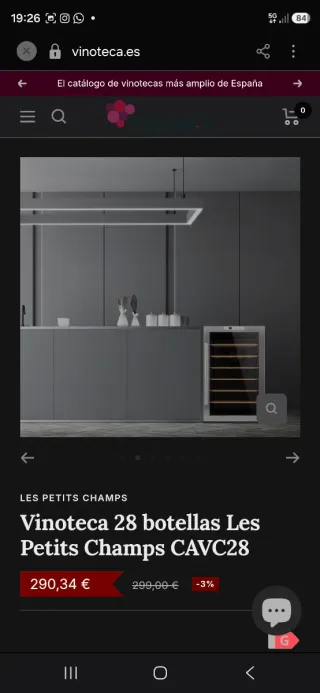 Vinoteca 28 botellas