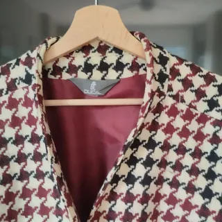 Chaqueta vintage señora cuadros