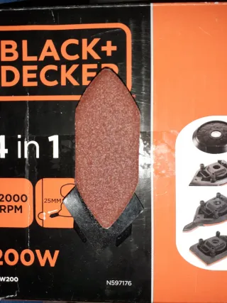 Lijadora Black+Decker 4 en 1
