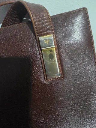 Bolso de piel auténtica