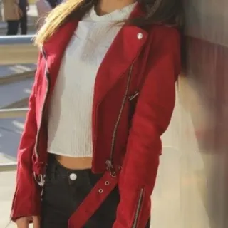 Chaqueta ante roja