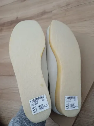 Mocasines Clarks Beige/Blanco Talla 37