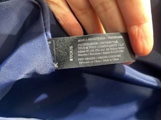 Bolso Tous de pelo azul