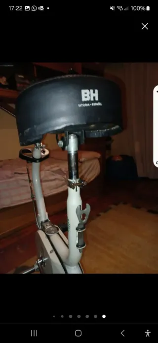 Bicicleta Estática BH Blanca