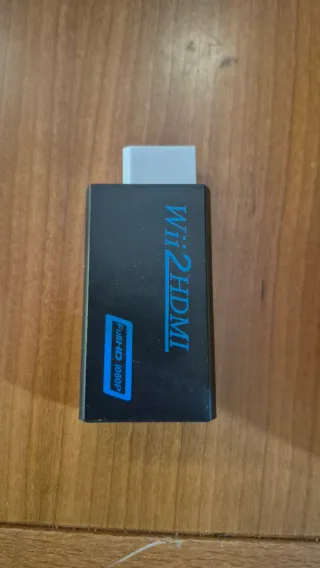 Console Nintendo Wii nera + convertitore HDMI