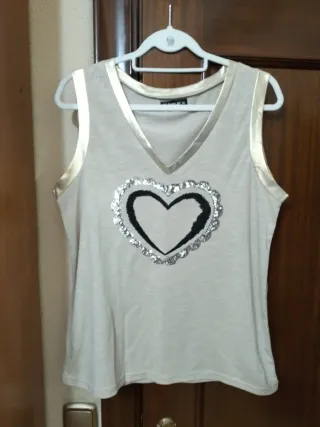 Camiseta sin mangas de Sheilay, talla L