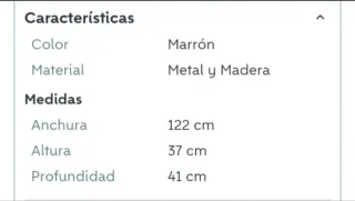 Baúl vintage metal y madera