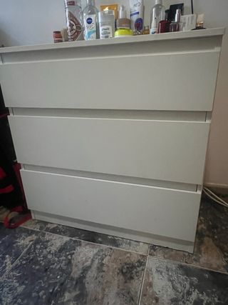 Cajonera blanca 3 cajones