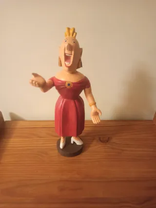 Lote de figuras de madera de Tintín.