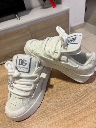 Zapatillas Dolce & Gabbana Blancas unisex talla 36