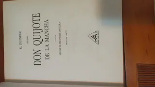 Libro don Quijote