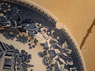 Piatto ceramica inglese 1835