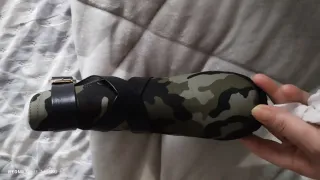 Botas de camuflaje con tacón