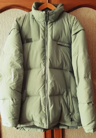 Giaccone uomo verde oliva imbottito