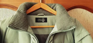 Giaccone uomo verde oliva imbottito