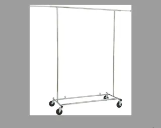 Perchero metálico con ruedas