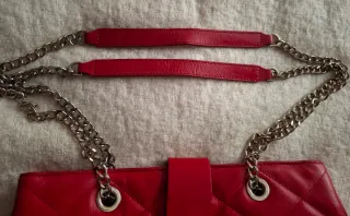 Bolso Uterqüe Piel Rojo