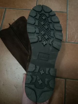 Stivali Geox scamosciati marroni n.39