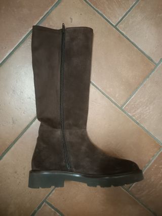 Stivali Geox scamosciati marroni n.39