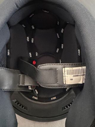 Casco AGV Negro y Rojo