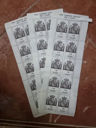 Timbres Móviles 1€ (10 unidades)