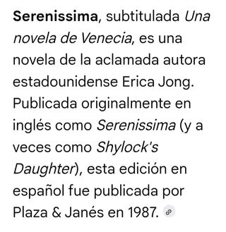 Libro: Serenissima