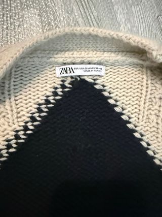 Cárdigan Zara Beige Talla S/M