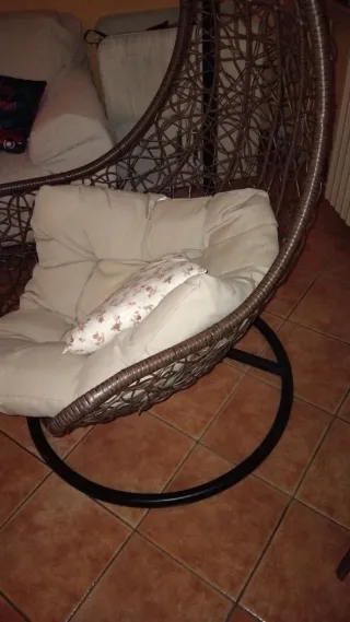 Poltrona dondolo sospesa