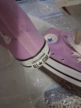 Bambas Converse lilas me equivoqué de número
