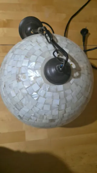 Lámpara techo nácar Maison du Monde