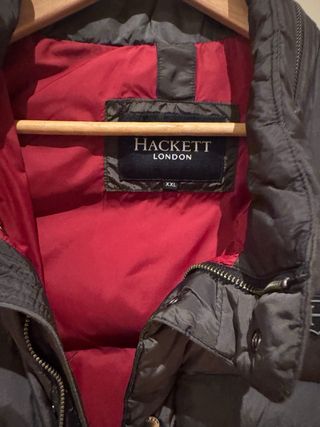 Chaleco Hackett Negro y Rojo