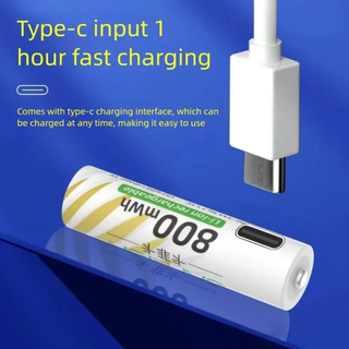 4 Pilas AA Recargables Li-ion 3400mWh