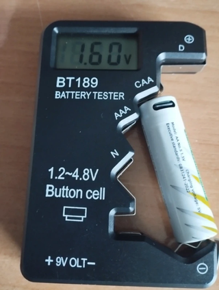 4 Pilas AA Recargables Li-ion 3400mWh