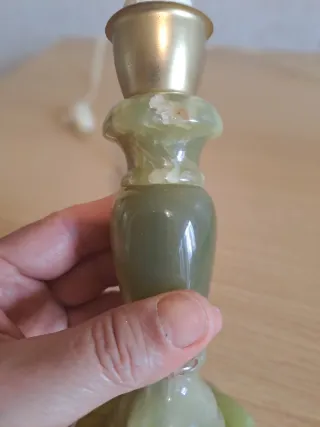 Lampada in Onice e Metallo