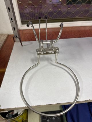 Soportes cubitera acero inoxidable sin estrenar.