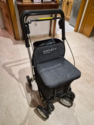 Andador Silla de Paseo 4 Ruedas